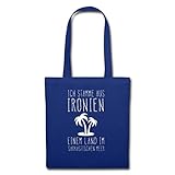 Spreadshirt Ich Stamme Aus Ironien Sarkastisches Meer Stoffbeutel, Royalb