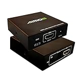 HDMI zu HDMI Audiokonverter, Optischer TOSLINK SPDIF + 3,5-mm-Stereo Audio Extraktor, 4K@30Hz HDMI Audio Splitter, kompatibel mit Blue-ray PC Laptop Xbox One HDTV