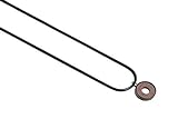 BeWooden Halsketten mit Holzanhänger in runder Form | Ketten mit Anhänger | Chirurgenstahl & Holzdetail | Circle Collection | Mode Schmuck | Handgefertigt (Apis Nox Necklace Circle)