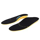 Flat Feet orthopädische Einlegesohlen für Männer und Frauen flache Feet High Senkfusseinlage Adult X-förmige Bein Korrektur,Schwarz,39~41(2pairs))