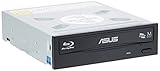 Asus BW-16D1HT Retail Silent interner Blu-Ray Brenner (16x BD-R (SL), 12x BD-R (DL), 16x DVD±R, Retail, BDXL, Sata) schw