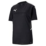 PUMA Jungen, teamCUP Jersey Jr T-shirt, Schwarz, 152