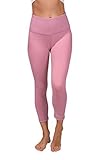 90 Degree By Reflex Caprihose mit hoher Taille, 56 cm, Kubanische Orchidee, Groß