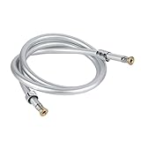SeniorMar-UK Badezimmer PVC-Schlauch 1,5 Meter Badezimmer Dusche Warmwasserbereiter Verbindungsrohr Verdicktes Robustes D