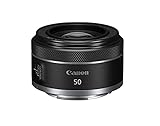 Canon Objektiv RF 50mm F1.8 STM für EOS R (43mm Filtergewinde, Festbrennweite, präzise Fokkusierung durch STM-AF-Motor, Vollformat, asphärische Linse), schw