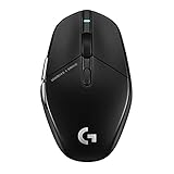 Logitech G303 Shroud Edition kabellose Gaming-Maus – LIGHTSPEED Wireless – HERO 25K – 25.600 DPI – 75 Gramm – 5 Tasten – PC – Schw