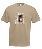 Street Decals Retro Automatische Kamera Erste Generation Fotografie Grafik Tee T-Shirt Herren Unisex, khaki, XXL