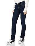 7 for all mankind Damen Slim Jeanshose MID RISE ROXANNE, Gr. W29/L33 (Herstellergröße: 29), Blau (Bair Rinsed Indigo 0HA)