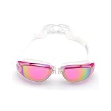YSJJBTS Riding Whip Schwimmbrille optische wasserdichte Anti-Nebel-UV-Schutz-verschreibungspflichtiges Schwimmgläser für Erwachsene Männer Frauen Jugend Kinder Kind (Color : Purple)