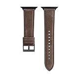 YYAN Fit for Apple Watchband 6 SE 42mm 38mm 44mm 40mm Sport Armband Gurtband Fit for iWatch Serie 6 5 4 3 2 1 (Band Color : Coffee, Band Width : for 42mm 44mm)