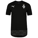 PUMA Borussia Mönchengladbach Casuals T-Shirt Herren schwarz/weiß, L