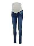 MAMALICIOUS Damen Mllola Slim Blue Jeans Noos B. Umstandshose, Blue Denim, 32W 32L EU