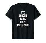 Minimalistisches Estes Park CO Colorado Lustiges Souvenir T-S