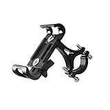 QSCTYG Fahrrad Handyhalter Metall Motorrad Fahrrad Telefonhalter Aluminiumlegierung Anti-Rutsch-Halterung Geographisches Positionierungs System Clip Universal Fahrrad Telefonständer for Smartp