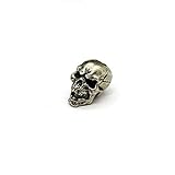 Me Plus Drawihi Brass Skull Knife Beads Umberalla Rope Bead White Copper Retro Skull Face Paracord Bead Car Keychains Hanging Pendant G