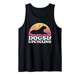 Dogs and Upcycling Herren oder Damen Hund Tank Top