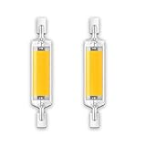 R7S LED 78mm 20W Dimmbar Hightlight Birne, 78mm Naturweiß 4500K 2000LM LED COB Glühbirnen Bulbs, R7S LED Leuchtmittel, 360° Strahlbeleuchtung, AC/DC 220V 2er Pack