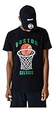 New Era - NBA Boston Celtics Basketball T-Shirt - Schwarz Farbe Schwarz, Größe S