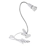 LED Pflanzenlampe mit Cliphalter, 28W 28 LED Hydrokultur Pflanzenlampe Indoor Garden Home Flexible Schreibtisch-Klemmlampe Neu für Zimmerpflanzen Gewächshausg