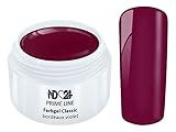 Prime Line - Color Uv Gel Led Farbgel Bordeaux Violett Rot - Made in Germany - 5