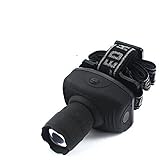 8000 Lumen.LED Scheinwerfer-Scheinwerfer-Taschenlampe Frontal Lantern Zoomable Head Fackel-Licht zum Fahrrad zum Camping
