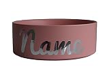 Paw Companion Hundenapf Katzennapf Futternapf Napf Wassernapf Keramik für Hunde, Katzen, Haustiere mit Namen oder Wunschtext personalisiert, 3 Größen,