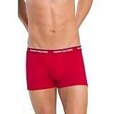 Tommy Hilfiger Herren 3p Sport Trunk Shorts, Weiß (White/Tango Red/Peacoat 611), XXL / 56 (3er Pack)