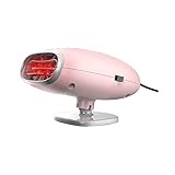 Auto Heizungslüfter 12V 150W, Auto Heizung Entfroster, Luft Reinigen Auto Heizung Lüfter, mit 360-Grad-Basis und Saugnapf, zum Auftauen von Fahrzeugen, Schneebeseitigung