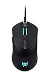 Predator Cestus 330 Gaming Maus (16.000 DPI, 400 IPS Tracking, 7 programmierbare Tasten, 1 ms Reaktionszeit, RGB Beleuchtung) schwarz/b