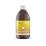 Hyaluronsäure | Geschmack: Zitrone & Vanille | 25 Tagesdosen à 100 mg Hyaluronsäure | Vegan | 250 ml | Hochdosiert & laborgeprüft | Wirksamer als Serum & Kapseln | Liposomal | Made in Germany