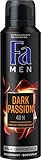 FA Deospray Men Dark Passion Sinnlich-frischer Duft, 6er Pack (6 x 150 ml)