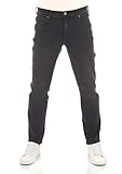 Wrangler Mens Texas Slim Jeans, Cash Black, W36 / L30