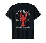 Louisiana Crawfish T-Shirt Laissez le bon temps rouler T-S