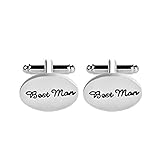 Shah Best Man Hochzeit Brief Festliche Herrenhemd Zubehör Cufflinks Manschettenknopf Hemd Manschettenknöp