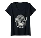 Damen Mein Bloodhound ernannte mich zum Mitarbeiter des Monats Hundeliebhaber T-Shirt mit V