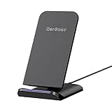 NorSway Fast Wireless Charger, 15W Induktive Ladestation mit USB-Kabel, Handy Kabelloses Ladegerät Kompatibel mit iPhone 13/12/11/XS/XR/X/8, Samsung Galaxy S21/S20/S10 und andere Qi-fähige T