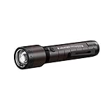 Ledlenser, P7R Signature, LED Taschenlampe, 2000 Lumen, mit Akku, wiederaufladbar, wasserfest, fokussierbar, Leuchtweite 330 Meter, Leuchtdauer bis zu 90 Stunden, mit Magnetladekabel, Espresso Brow