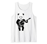 Pandabär spielt Akustikgitarre Tank Top