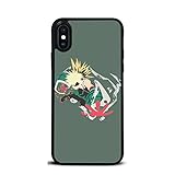 FACALH Japanische AnimeMy Hero Academia iPhone Hülle, Weiche Silikon-TPU-Schockschutz-Rückenschale, für iPhone XS/XR/XSMAX/11/12/SE/13,A,iPhone 8