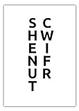 MOTIVISSO Städteposter SCHWEINFURT (weiß/schwarz) in 30cm X 40cm Bild Plakat Stadt Geschenk M
