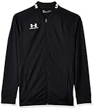 Under Armour Challenger III Jacket, schnelltrocknende Sportjacke, Sportbekleidung im Stil einer Bomberjacke Herren, Black / White , L
