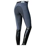 HFStorry Mode Damen Reithosen Hohe Taille Sport Reithosen Jeans Reithosen Übung Sport Reiten Reitsporthose Schlankes Hohe Taille Langlebig Damen H