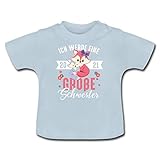 Spreadshirt Ich Werde Eine Große Schwester 2021 Fuchs Baby T-Shirt, 18-24 Monate, Hellb