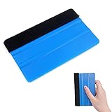 Tomedeks Kunststoff-Filz-Rakel – Auto-Rakel Aufkleber aus weichem Vinyl für Fenster –10 cm weicher Filzkantenschaber – 1 Stück