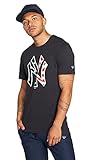 New Era Team Apparel Infill T-Shirt Logo Tee NEYYAN Linie New York Yankees, Unisex Erwachsene, Blau (NVY)