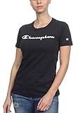 Champion T-Shirt Damen 111436 S19 BS501 NNY Dunkelblau, Größe:M