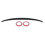 Heckspoiler, schwarz glänzend High Kick Kofferraumdeckel Spoiler Fit für A4 B8 B8.5 Limousine 2009-2016