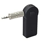 Bluetooth-Empfänger für Auto, Noise-Cancelling Bluetooth AUX Adapter, Bluetooth Music Receiver für Heimstereoanlage, Kabel-Kopfhörer, Freisprechfunk