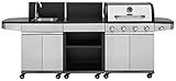 JUSTUS Juno Gasgrill mit Unterschrank 4 x 3,0 kW + 1 x 2,5 kW