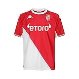 Kappa Unisex Kombat Home Monaco T-Shirt, Rot/Weiß, S
